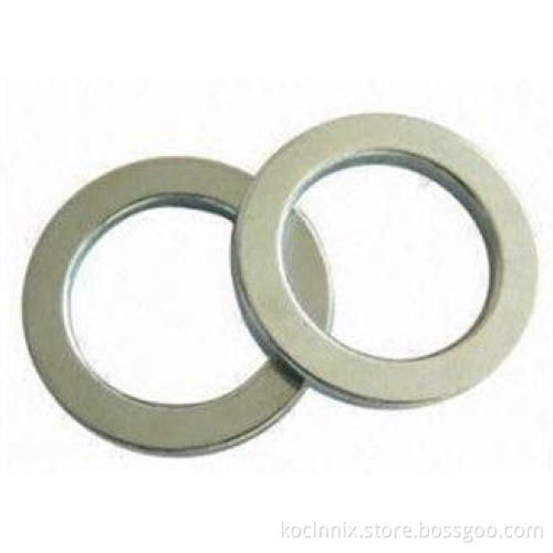 Ring Sintered Neodymium Rare Earth Magnet With Bright Nicke